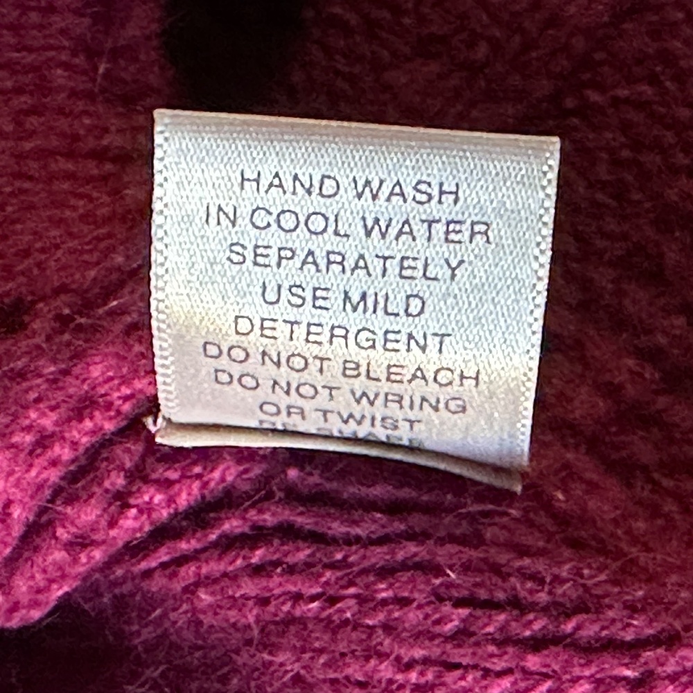 Christopher & Banks Women's Purple Collared Cardigan Sweater Size L - Picture 11 of 12